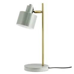 Ocean bordlampe 43 cm beige/messing