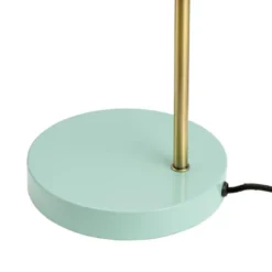 Ocean bordlampe 43 cm curry/messing/turkis
