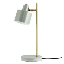 Ocean bordlampe 43 cm olive/messing