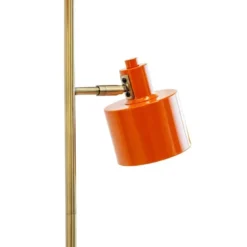 Ocean gulvlampe 160 cm orange/messing