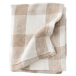 Odette duk i lin 145x145 cm brun