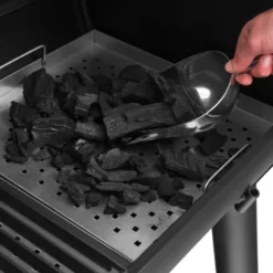 Offset Smoker 400 kullgrill svart