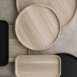 Oku serveringsbrett 25 cm eik