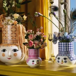 Olga vase 15 cm rosa