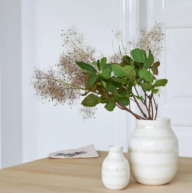 Omaggio vase 20 cm perlemor