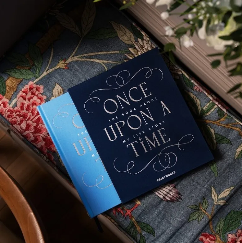 Once Upon a Time livshistoriebok blå