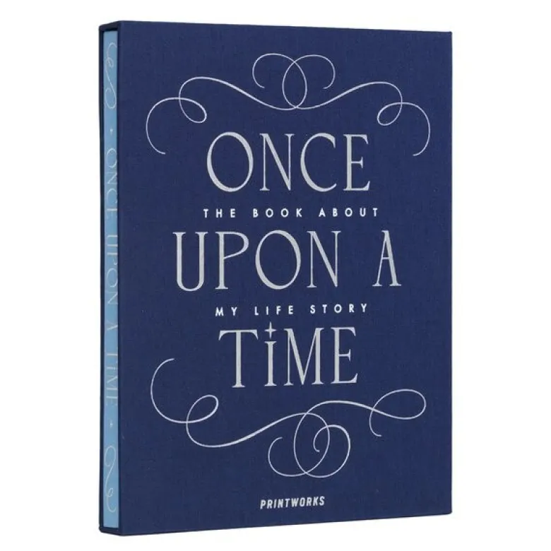 Once Upon a Time livshistoriebok blå