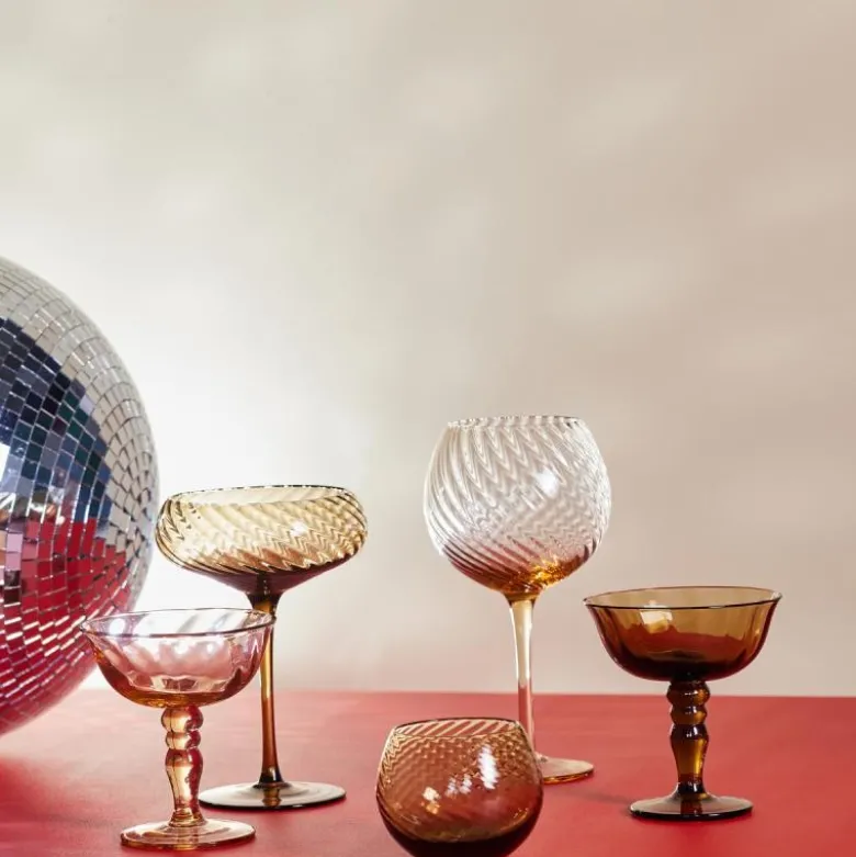 Opacity champagneglass 30 cl 2 stk brun