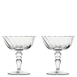 Opacity italiensk champagnekopp 15 cl 2 stk klar