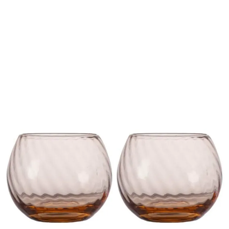 Opacity vannglass 22 cl 2 stk fersken