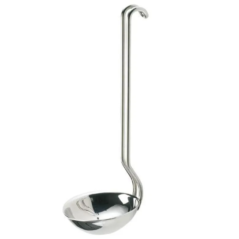 Oppøserskje oval 6 cm rustfritt stål