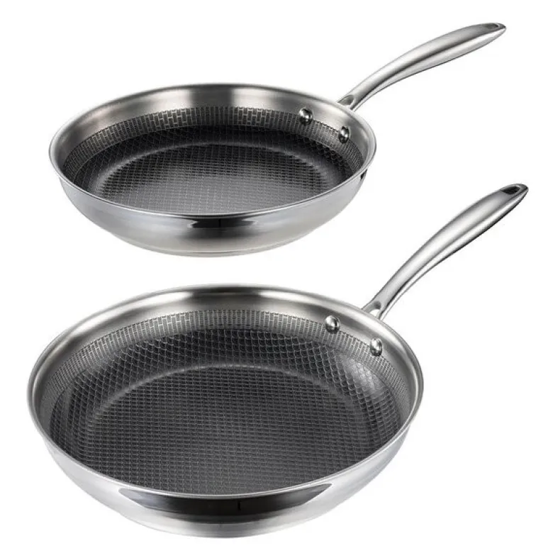 Optimal stekepannesett gryte m/keramisk belegg 2 stk 24+28 cm