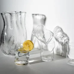 Organic Living vannglass 28 cl 4 stk klar