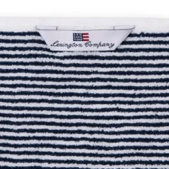 Original håndkle 70x130 cm stripet hvit/navy