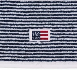 Original håndkle 70x130 cm stripet hvit/navy