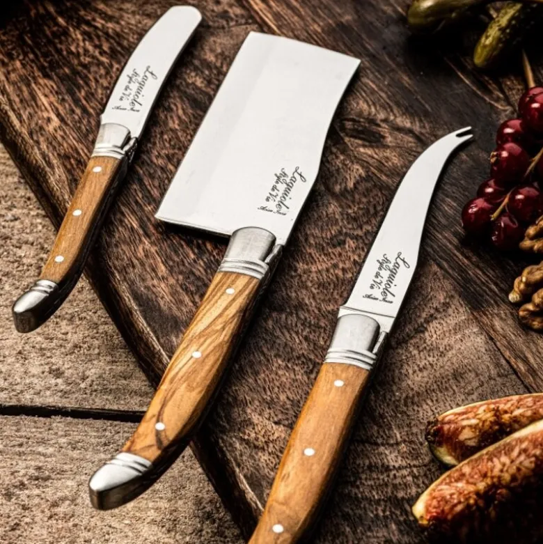 Ostekniver 3 stk olive