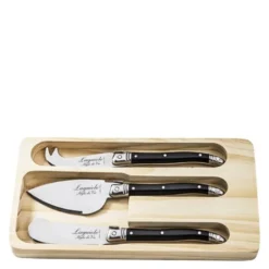 Ostekniver 3 stk svart