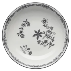 Ostindia dyp tallerken 22 cm svart