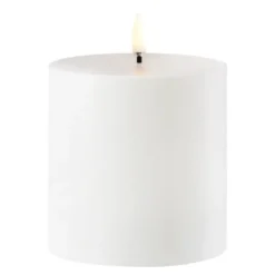 Outdoor LED-kubbelys utendørs 8,4x10 cm hvit