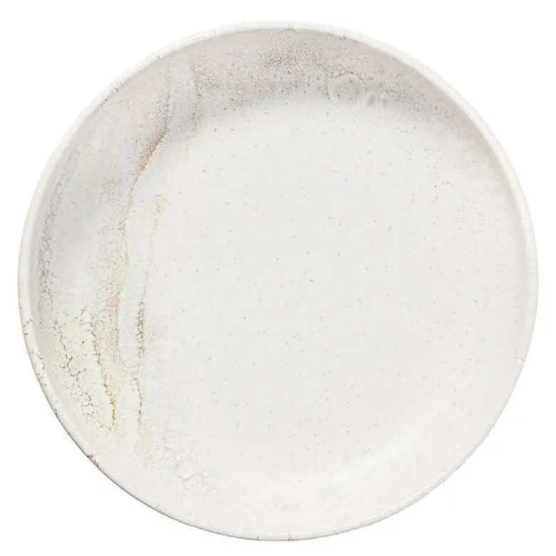 Palazzo dyp tallerken 22 cm brun/beige