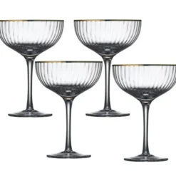 Palermo cocktailglass 31,5 cl 4 stk gold