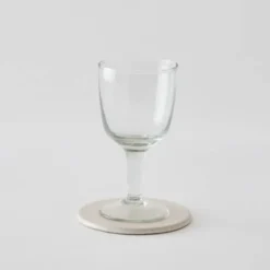 Palermo glassbrikke 11 cm krem