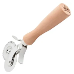 Pastakutter dobbel rustfritt stål/tre