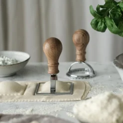 Pasta La Vista ravioli stempelsett 2 deler natur/blank