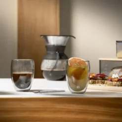 Pavina glass 35 cl 2 stk grå