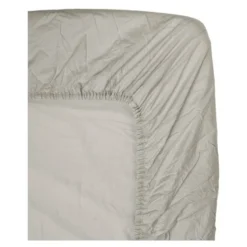 Pebble stretchlaken 90x200 cm greige