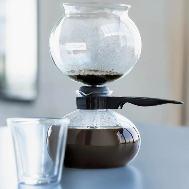 Pebo vakum kaffebrygger 1L svart
