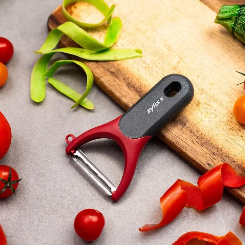 Peelers Y-tomatskreller rød/grå