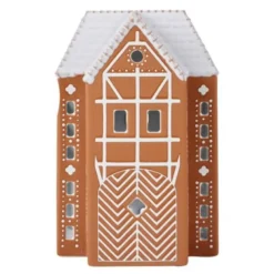 Pepparkakshus Ljuslykta Large Brun