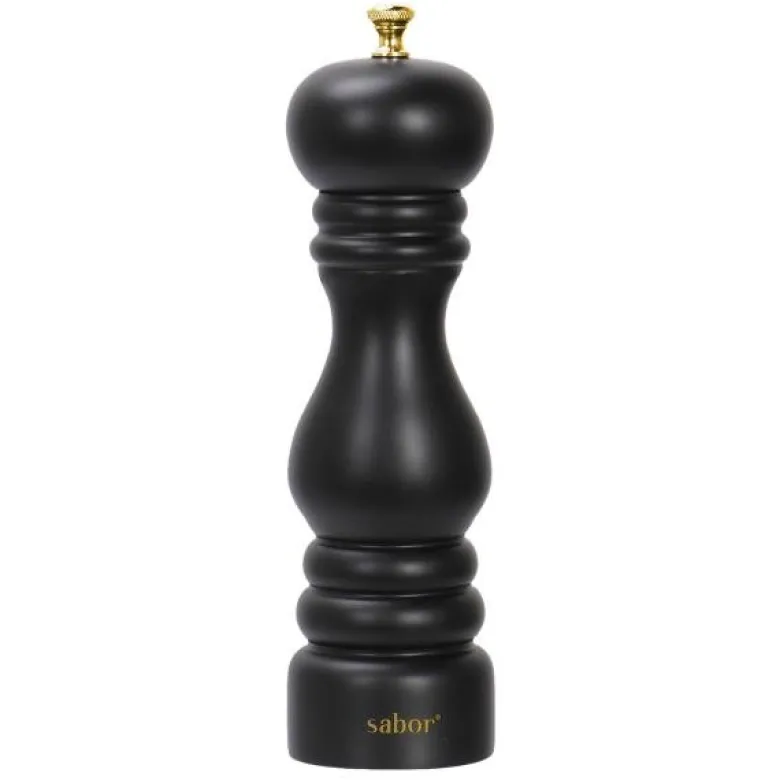 Pepperkvern 25 cm svart/messing