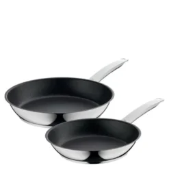 PermaDur Advance stekepanne 2 deler 24+28 cm stål