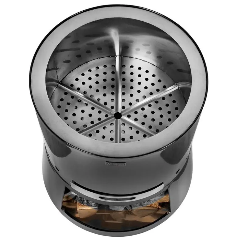 Pilar 50 Premium rentbrennende bålbrenner svart
