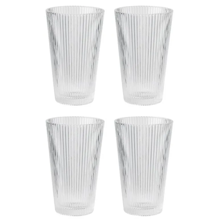 Pilastro drikkeglass 35 cl 4 stk klar