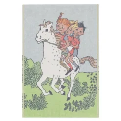Pippi babyteppe 72x105 cm ridetur