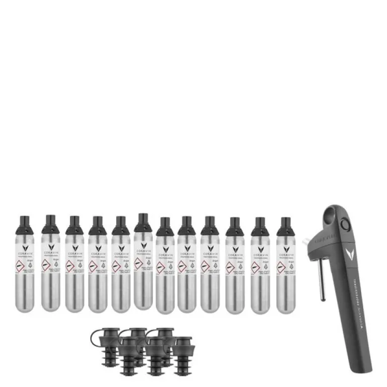 Pivot Porofessional Kit vinkonserveringssystem svart