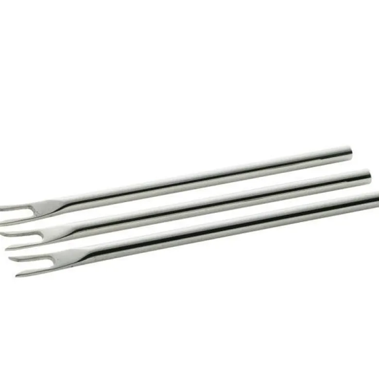 Påleggsgafler 11 cm 3 stk rustfritt stål