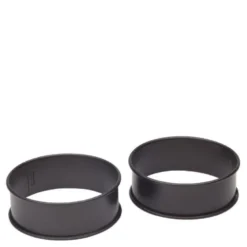 Pogette eggring 2 stk non-stick svart