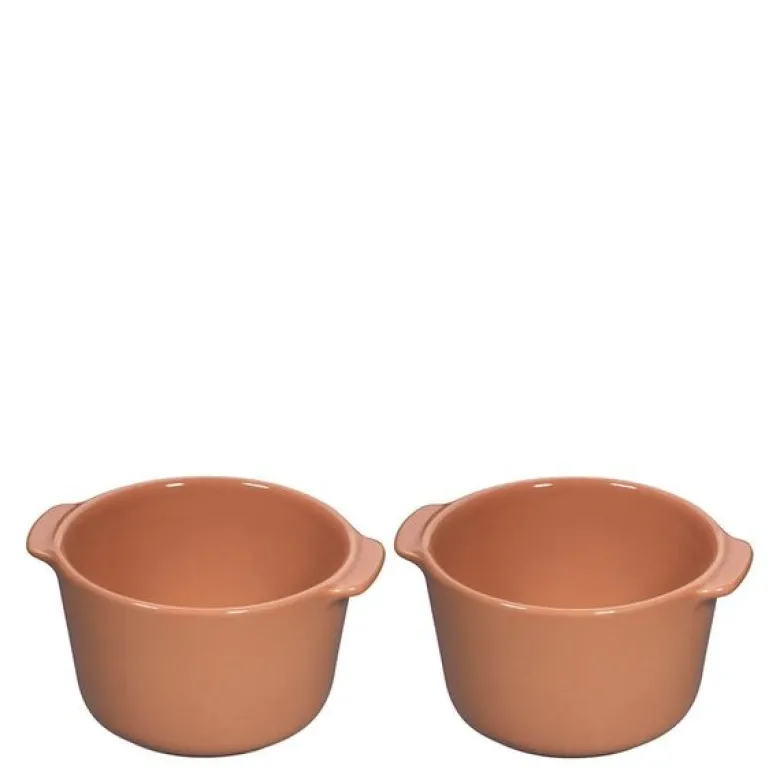 Porto ramekin 9 cm 2 stk korall