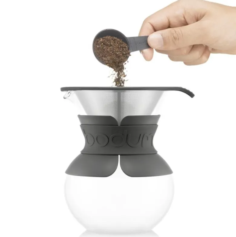 Pour Over kaffebrygger med filter 0,5 L/4 kopper svart