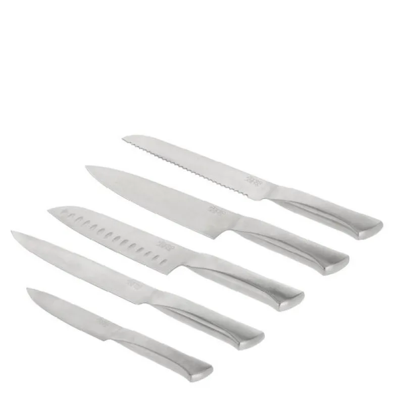Precision knivsett 5 deler rustfritt stål