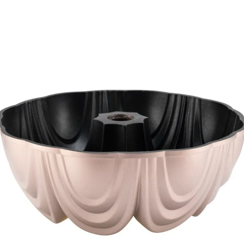 Premium kakeform regnbue 25 cm rose gold