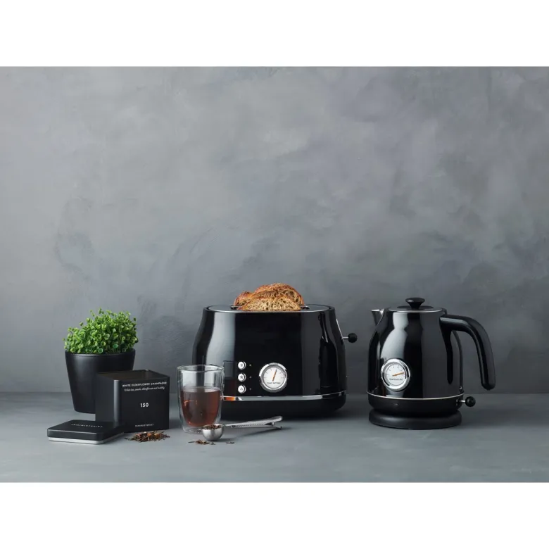 Premium Retro brødrister svart