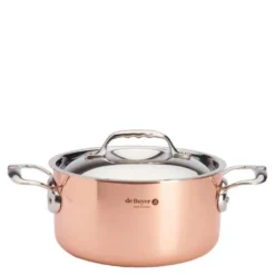 Prima Matera kasserolle 3L 20 cm kobber/støpejern