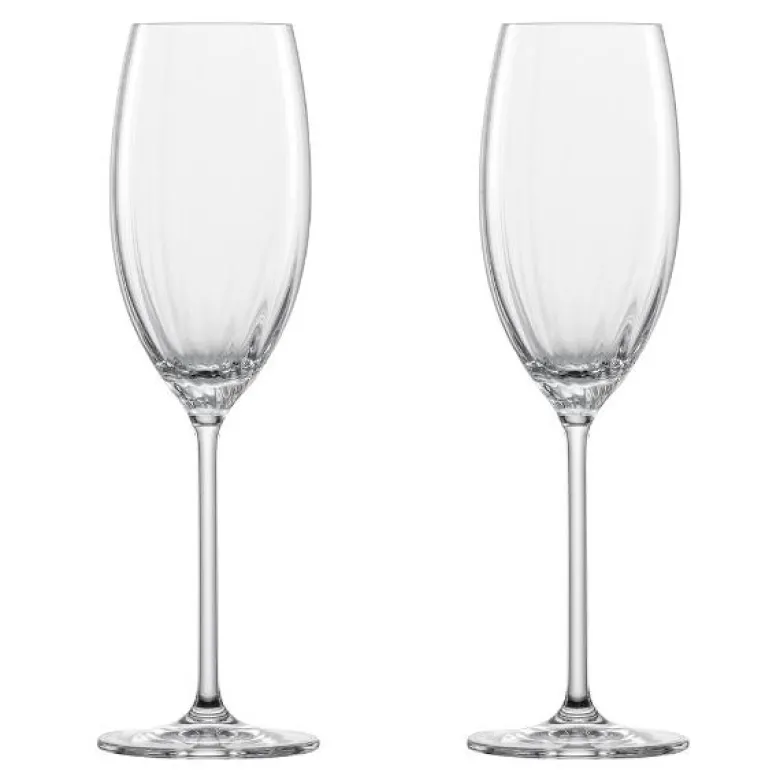 Prizma champagneglass 28 cl 2 stk