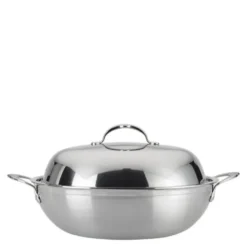 Probond wok med lokk 36 cm stål