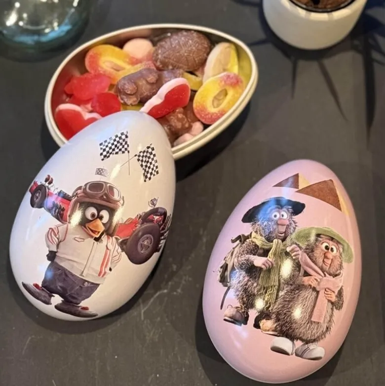 Påskeegg 15 cm Ludvig og Lisa